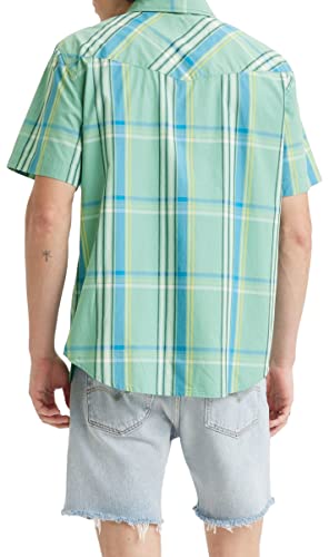 Levi's Herren Ss Relaxed Fit Western Hemd, Waab Plaid Wasabi, XS – Ansicht 2