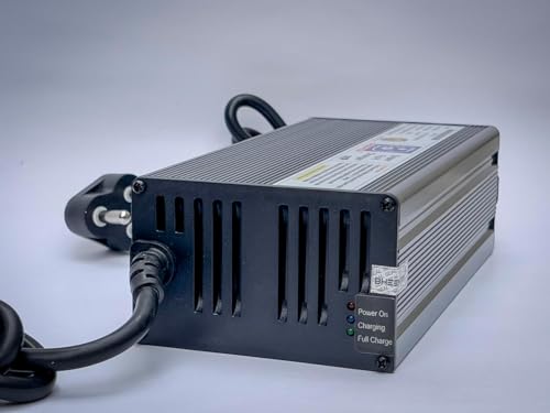 Image of BHEEMTEK 72V 12A Fast EV Charger for Lithium Battery | Lithium-ion Battery Charger 72 Volts 12 Amp | High Speed SMPS Charger with 3 Pin T-Connector | Suitable for All EV-Bike,Scooty,Car.