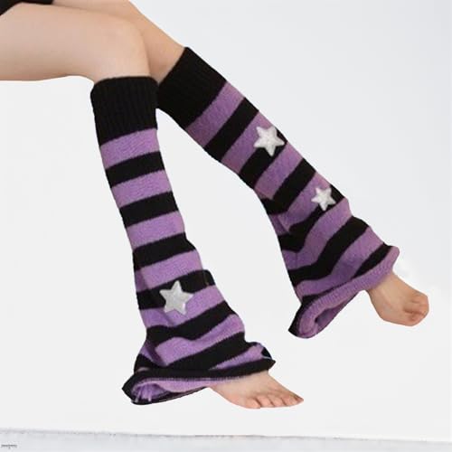 Image of Goth Leg Warmers Women Cute Y2k Harajuku Punk Rave Emo Grunge Winter