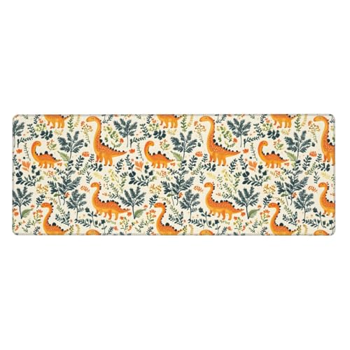 Tapis de souris de jeu grand format avec bords cousus