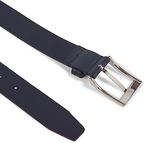 Tommy Hilfiger Uomo Cintura New Aly Belt Cintura In Pelle, Blu (Midnight), 105 Cm - 2