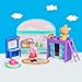 Peppa Pig Peppa's Bedroom Set with 1 Figure and 7 Accessories, Works with Peppa's Big Family House Playset, Preschool Toys for Girls and Boys 3+