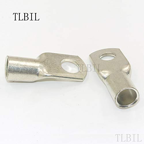 Davitu red copper 1000 PCS RNB3.5-5 cold-pressure terminal connector cable lug high quailty - (Color: Red)