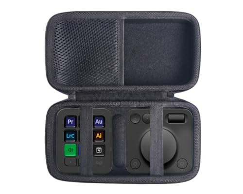 inDomit Hard Protective Travel Case Compatible with Logitech MX Creative Console, EVA Shell Storage Bag with Soft Lining