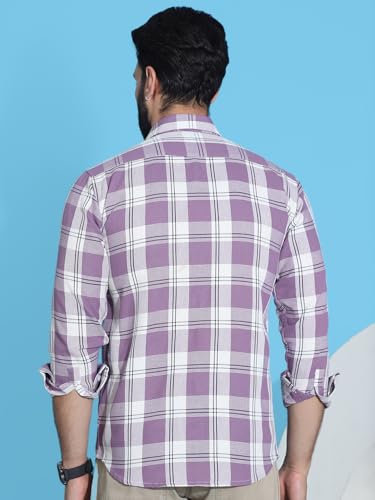 Image of Indian Needle Men's Checkered Regular Fit Shirts