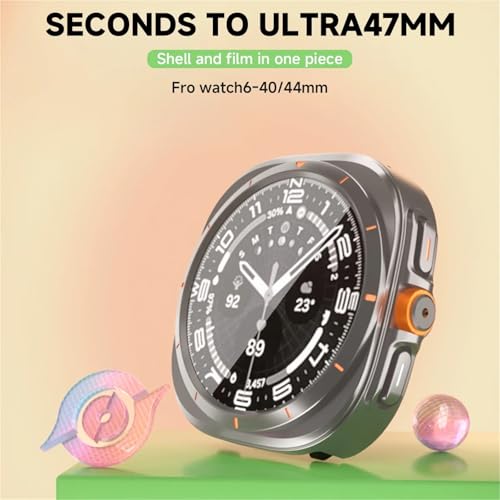 Étui Ultra pour Samsung Galaxy Watch 7 finition Starlight haut de gamme - 6