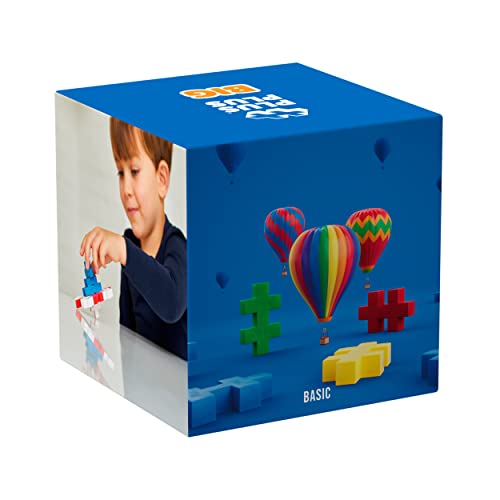 Plus-Plus Big Basic 100 bloques de construcción seguros que evitan la frustración infantil al encajar 4