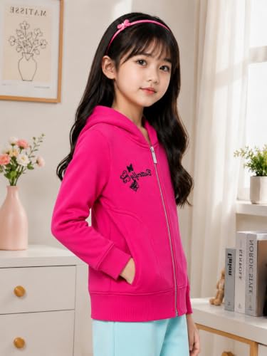 Image of ADBUCKS Girl's Cotton Hooded Sweatshirt