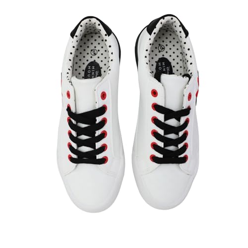 Minnie Mouse Womens Sneakers Low Court Lace Up4
