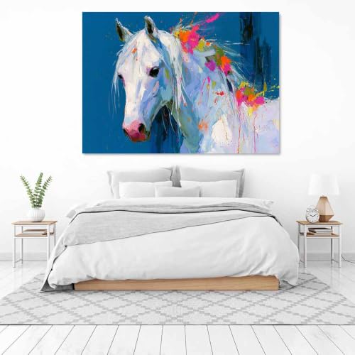 Toile Animaux Peinture Salon avec Cadre en Bois et Photo Déco 30x45cm - 3
