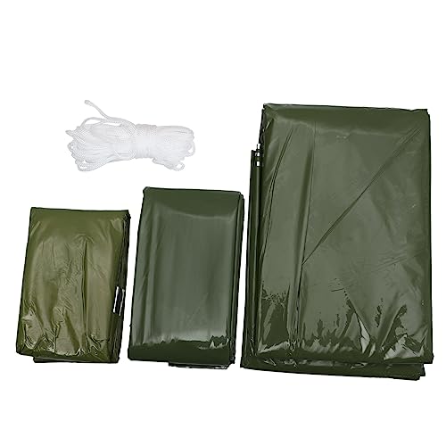 Happyyami Emergency Sleeping Bag with Thermal Blanket Tent Portable Outdoor Survival Sack Lightweight Pe Insulation for Camping Hiking Emergencies Compact Easy to Carry