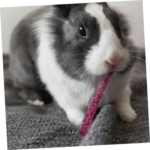 BUGUUYO Meerschweinchen-kauspielzeug 6-teilig Bio-Spielzeug Hamster-zähneknirschstäbchen Kauspielzeug-Set Tragbares Grasmehl-Snack-Spielzeug Für Kleintiere