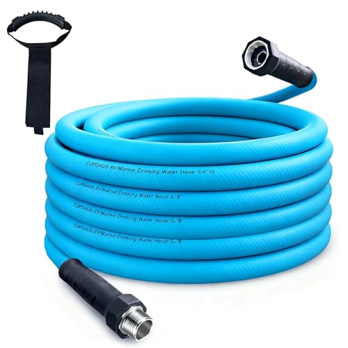 Image of Cupohus RV Water Hose 50FT, 5 /8 inch Extra Thick Wall Drinking Water Hose