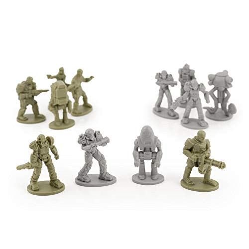 Fallout Nanoforce Series 1 Army Builder Action Figures Collection – Boxed Volume 1 | Vault Boy, Nuka Cola & Special Edition Collectibles | Gaming Figurines for Fallout Fans | Vault-Tec Approved!