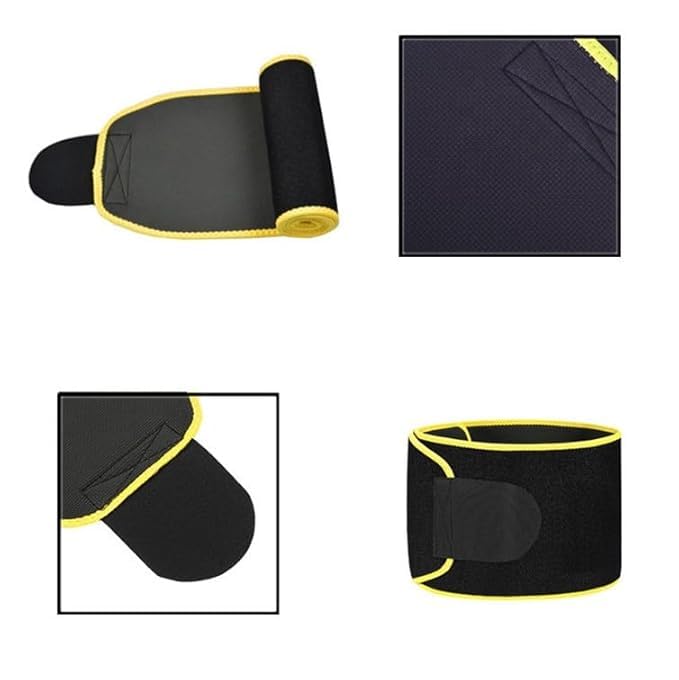 Image of Weight Loss Hot Slimming Belt for Men, Women Belly Sweat Slim Belt Neoprene Fat Burning Sauna Waist Trainer Healthy Sweat, Weight Loss, Lower Back Posture