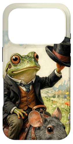 Dapper Frog ��n�}�E�X ���ς��ȃR�e�[�W�R�A �X�}�z�P�[�X iPhone 17 Pro �p