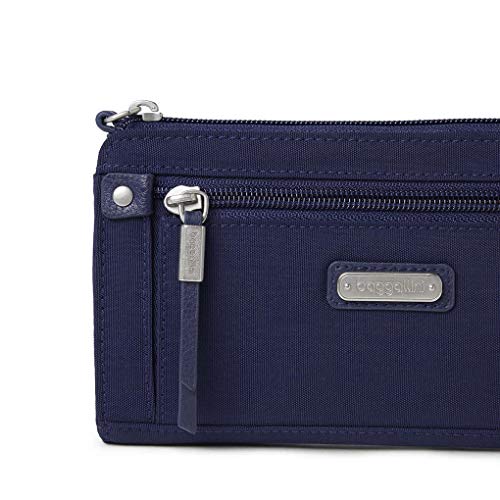 Baggallini Womens Zip Around Travel Accessory Travel Wallet, Navy, One Size Us #TOP5