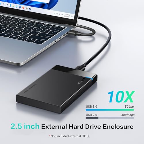 Caja externa para disco duro 2.5" USB 3.0 a SATA III miniatura 2