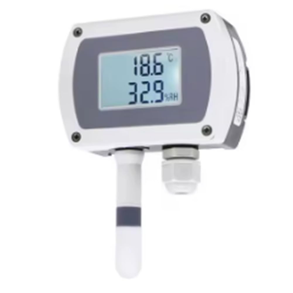 Htuteyy RS485 Modbus Wall-Mounted Temperature and Humidity Transmitter Sensor Track Display Installation