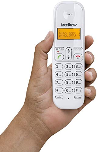Kit Telefone sem fio TS 3110 Com 4 Ramal Adicional Intelbras Branco Dect 6.0