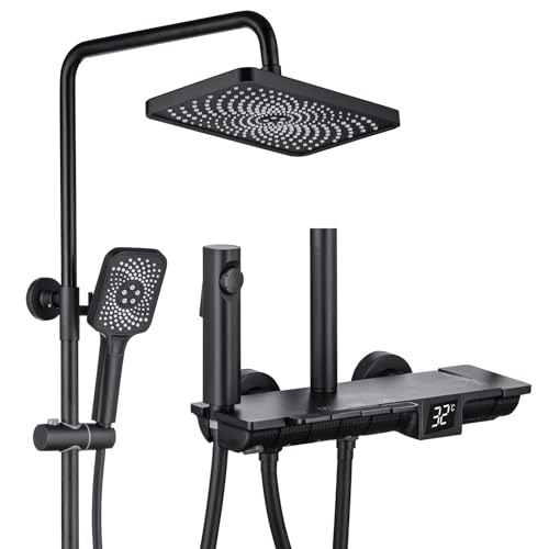 Robinet de douche avec affichage numérique LED contre les brûlures - 2
