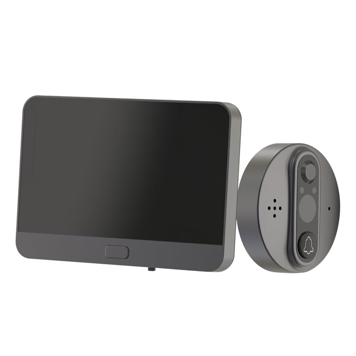 Timbre Visual Inteligente Con Espejo Cat Eye De Monitoreo Remoto y Función De Captura De Imágenes Para Seguridad Del Hogar
