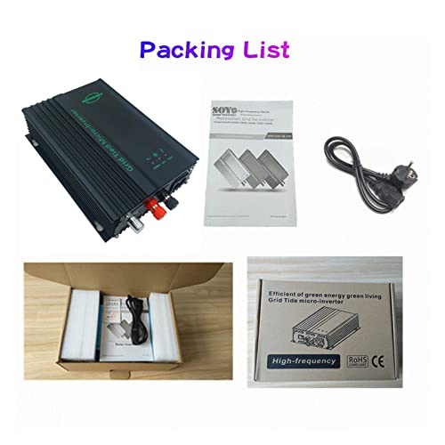 Micro inversor de conexión a red 600W de descarga de batería para panel solar PV55-90V 7