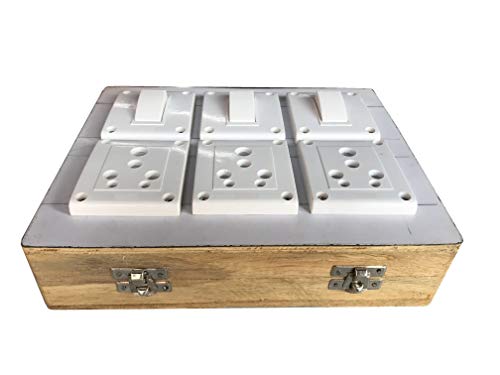 Image of Electric Extension Wooden Board (1 Meter 3Core Wire) (3Socket 3 Switch-8x10x2)