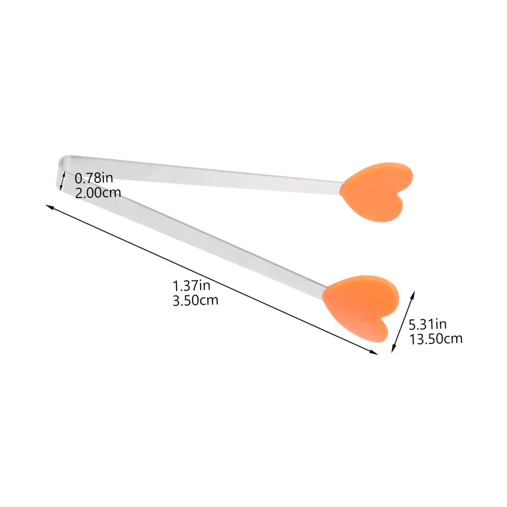 STOBAZA 3Pcs Mini Stainless Tongs Non Slip Food Clip for Serving Bread Ice Cheese Vegetables for Home Parties Gatherings