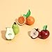 ONEST 11 Pieces Fruits Vegetables Figurines Realistic Detailed Plastic Fruits Vegetables Figures