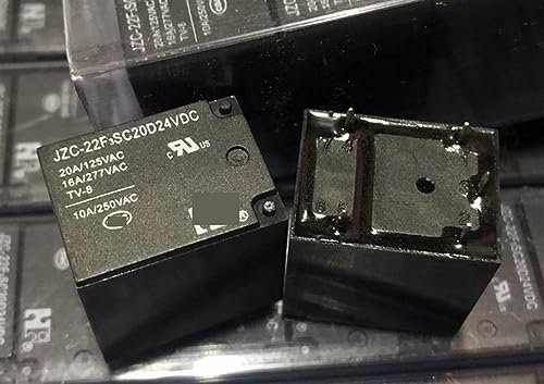 Relé 24V JZC-22F3SC20D24VDC interruptor de potencia de 5 pines 16A para PCB