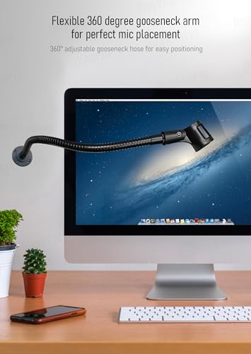 Angksorm TMS190 Microphone Arm Stand 19 Inch Flexible Gooseneck Mic Stand Holder thumb #5