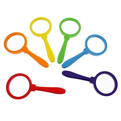 Get Out! Kids Magnifying Glass Set – 6 Pack Large Size Plastic Magnifying Glasses For Kids Magnifier Glass Set #TOP6