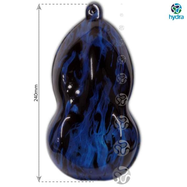 Pellicola Idrografica Cubicatura Hydrographics Hydrodipping Attivatore Activator Kit Fiamma e teschio. Dimensioni: Larghezza: 100 cm. Lunghezza: 200 cm (HLC-002)