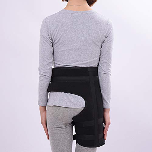Faja de cadera con soporte inguinal y rodillera ajustable miniatura 3