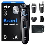 Braun Recortadora De Barba Hombre Series 3, Negro/Azul