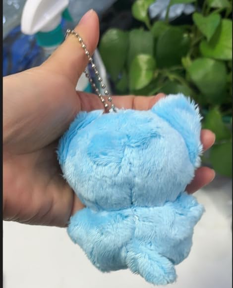 Anime Plush Keychain,Till Ivan Luka SUA Mizi Cute Rabbit Dog Series Cartoon Pendant Keychain Dango Gift (Green) - Image 4