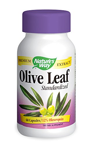 Nature's Way, Olive Leaf, Standardized, 60 Capsules