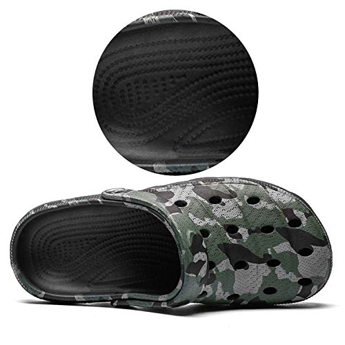 Image of CERYTHRINA Mens Womens Garden Clogs Summer Sandals Lightweight Non Slip Walking Sport Shoes Unisex Adults Clog for Pool Beach Yard Kitchen Shower