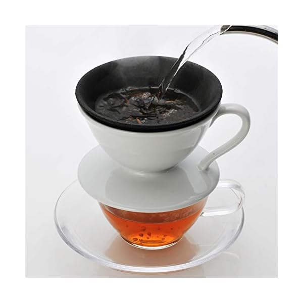 Japanese Ceramic Coffee Filter Dripper, Reusable, Arita Porcelain