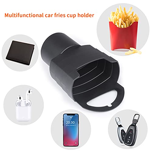 Fowecelt 3 Piece Chip Fries Cup Holder Car Sauce Holder Car Fries Holder Dip and Sauce Holder Clip Set - Image 7