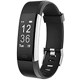 YAMAY Fitness Tracker, Fitness Watch Activity Tracker with Heart Rate Monitor, Sleep Monitor, Step Counter, Calories, 14 Sports Tracker, IP67 Waterproof, Slim Pedometer Watch for Men, Women and Kids