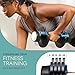 Lifepro Adjustable Dumbbells Set/Single - 15lb 43lb 55lb 90lb 25 lb Dumbbell Sets with Rack - Quick Adjust, Secure Grip weights dumbbells set - Compact Hand Weights for Women/Men at Home Gym