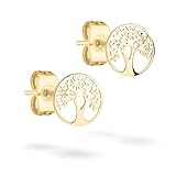 Edelstahl Ohrstecker von Tamaris mit symbolträchtigem Lebensbaum