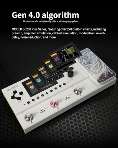 Image of MOOER GE200 Plus Intelligent Guitar Multi Effects Pedal XLR Balanced