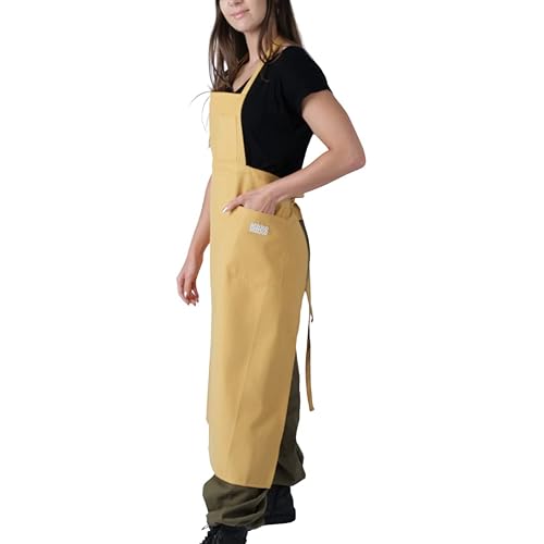 makemake Tools | Split-Leg Waterproof Unisex Pottery Apron for Pottery Artist | Ceramic Coveralls | Claypron | Florist Gown