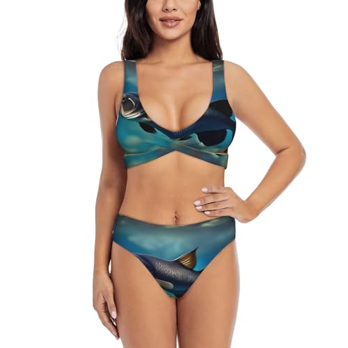Maillot de bain 2 pièces ventre plat pour masquer les rondeurs avec style