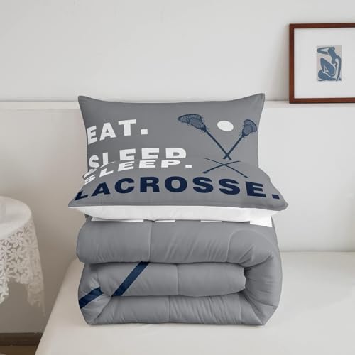 Image of Feelyou Lacrosse Comforter Set Toddler Size for Kids Adults