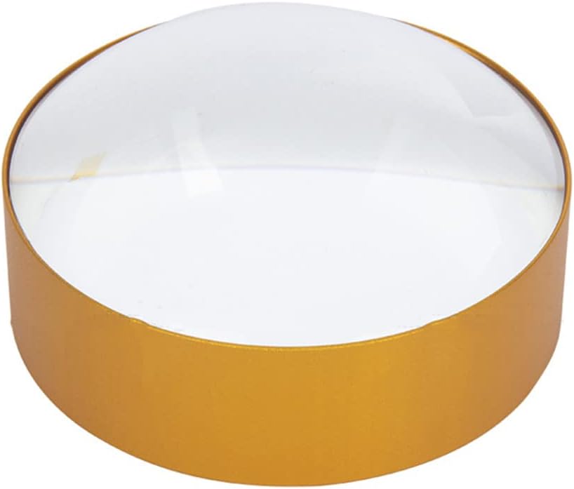 6X Paperweight Magnifier Dome Genuine Glass Paperweight