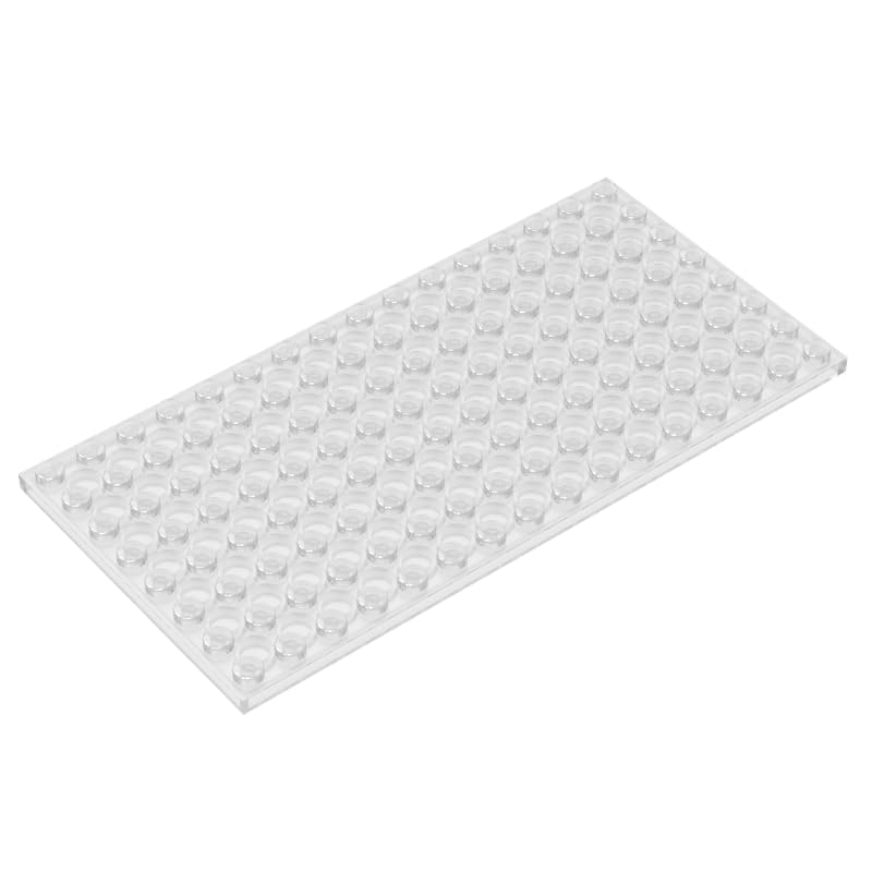 92438 Foundation Plate Plate 8x16 5Pieces GDS-529 Compatible with Lego Building Blocks Color:Trans-Clear — image 1